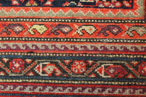 Malayer Red Hand Knotted 116 X 164 Area Rug 400-17231 Image 2