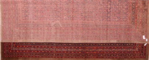 Malayer Red Hand Knotted 116 X 164 Area Rug 400-17231 Image 3