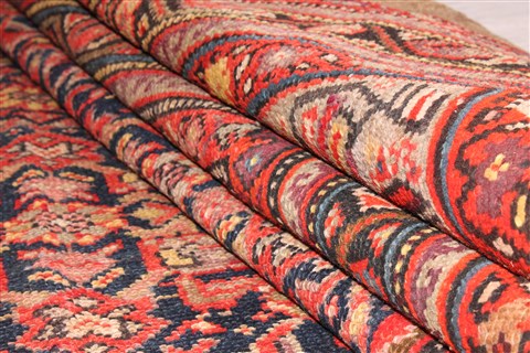 Malayer Red Hand Knotted 116 X 164 Area Rug 400-17231 Image 5
