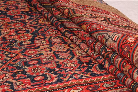 Malayer Red Hand Knotted 116 X 164 Area Rug 400-17231 Image 6