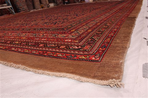 Malayer Red Hand Knotted 116 X 164 Area Rug 400-17231 Image 7