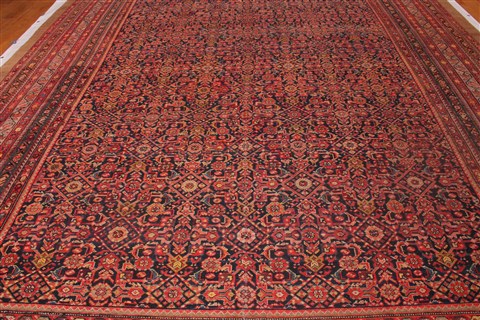 Malayer Red Hand Knotted 116 X 164 Area Rug 400-17231 Image 9