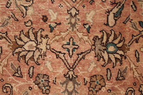 Tabriz Purple Hand Knotted 97 X 132 Area Rug 400-17234 Image 14