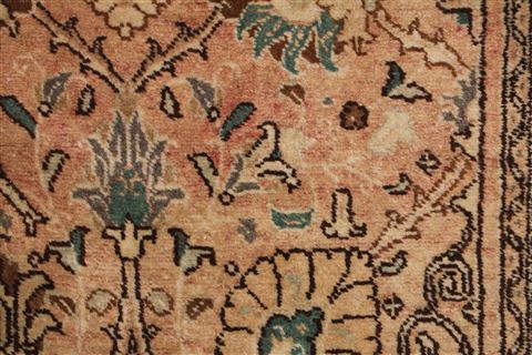 Tabriz Purple Hand Knotted 97 X 132 Area Rug 400-17234 Image 18