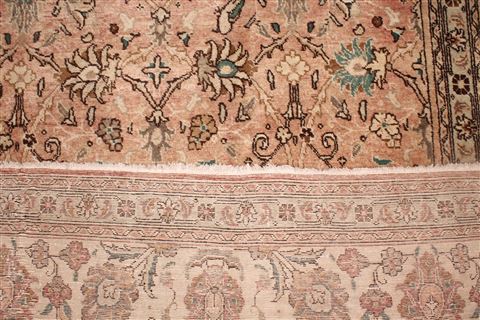 Tabriz Purple Hand Knotted 97 X 132 Area Rug 400-17234 Image 9