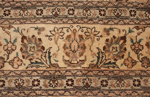 Tabriz Purple Hand Knotted 97 X 132 Area Rug 400-17234 Image 12