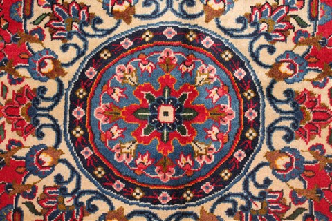Kashan Blue Hand Knotted 108 X 156 Area Rug 400-17235 Image 15