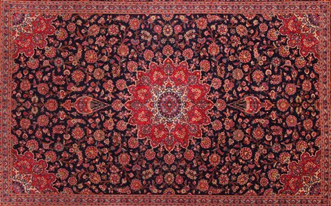 Kashan Blue Hand Knotted 108 X 156 Area Rug 400-17235 Image 27
