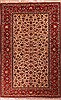 Isfahan Beige Hand Knotted 106 X 166  Area Rug 400-17237 Thumb 0