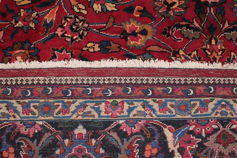 Mashad Red Hand Knotted 911 X 124 Area Rug 400-17238 Image 10
