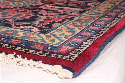 Mashad Red Hand Knotted 911 X 124 Area Rug 400-17238 Image 4