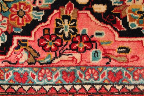 Mahal Red Hand Knotted 101 X 138 Area Rug 400-17239 Image 14