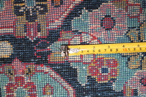 Mahal Red Hand Knotted 101 X 138 Area Rug 400-17239 Image 16