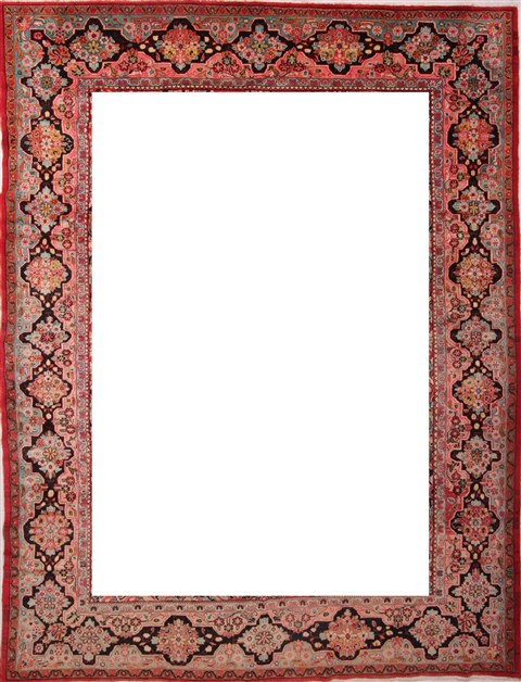 Mahal Red Hand Knotted 101 X 138 Area Rug 400-17239 Image 2