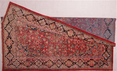 Mahal Red Hand Knotted 101 X 138 Area Rug 400-17239 Image 3
