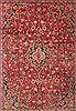 Mahal Red Hand Knotted 101 X 138  Area Rug 400-17239 Thumb 19