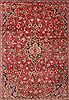 Mahal Red Hand Knotted 101 X 138 Area Rug 400-17239 Thumb 19