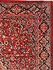 Mahal Red Hand Knotted 101 X 138  Area Rug 400-17239 Thumb 1