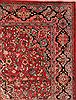Mahal Red Hand Knotted 101 X 138 Area Rug 400-17239 Thumb 1
