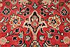 Mahal Red Hand Knotted 101 X 138  Area Rug 400-17239 Thumb 8