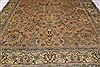 Tabriz Orange Hand Knotted 100 X 128 Area Rug 400-17241 Thumb 16