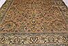 Tabriz Orange Hand Knotted 100 X 128  Area Rug 400-17241 Thumb 16