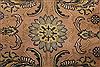 Tabriz Orange Hand Knotted 100 X 128 Area Rug 400-17241 Thumb 9