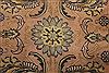 Tabriz Orange Hand Knotted 100 X 128  Area Rug 400-17241 Thumb 9