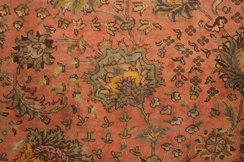Tabriz Purple Hand Knotted 911 X 126 Area Rug 400-17242 Image 10