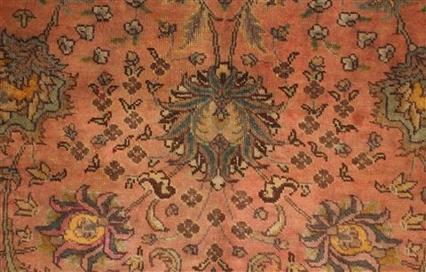 Tabriz Purple Hand Knotted 911 X 126 Area Rug 400-17242 Image 11