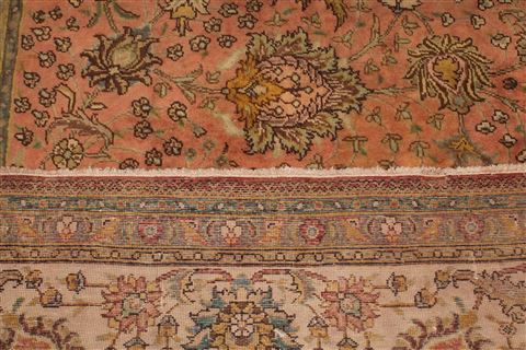 Tabriz Purple Hand Knotted 911 X 126 Area Rug 400-17242 Image 14