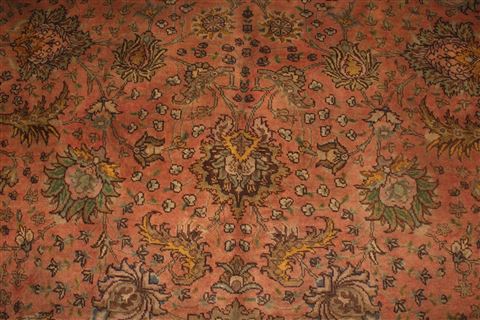 Tabriz Purple Hand Knotted 911 X 126 Area Rug 400-17242 Image 4