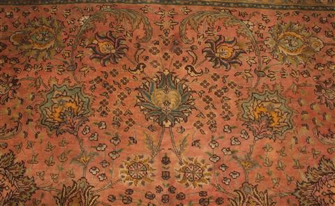 Tabriz Purple Hand Knotted 911 X 126 Area Rug 400-17242 Image 5
