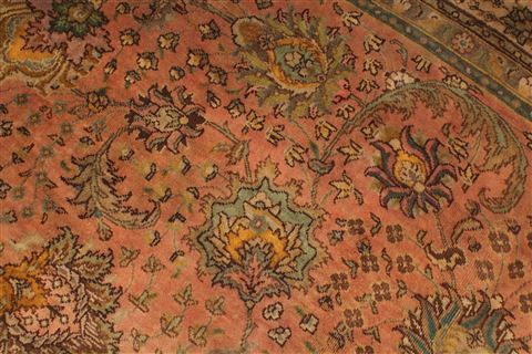 Tabriz Purple Hand Knotted 911 X 126 Area Rug 400-17242 Image 6