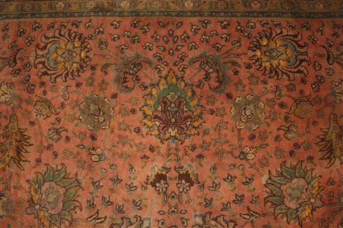 Tabriz Purple Hand Knotted 911 X 126 Area Rug 400-17242 Image 7