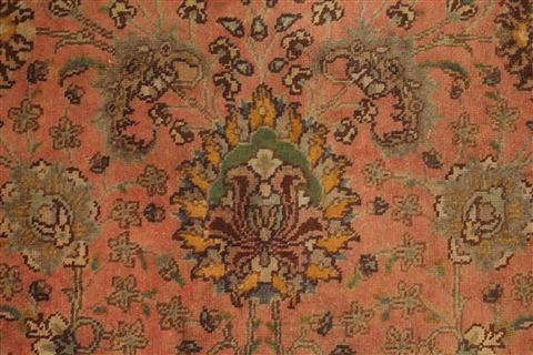 Tabriz Purple Hand Knotted 911 X 126 Area Rug 400-17242 Image 8