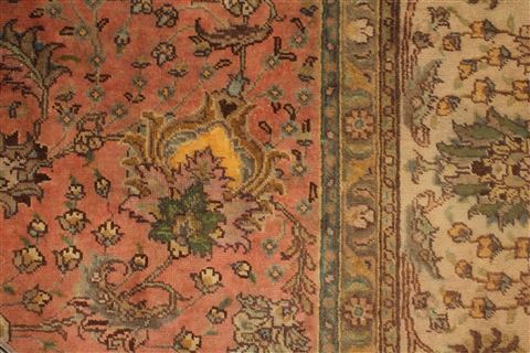 Tabriz Purple Hand Knotted 911 X 126 Area Rug 400-17242 Image 9