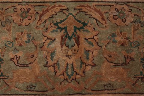 Tabriz Purple Hand Knotted 96 X 131 Area Rug 400-17243 Image 12