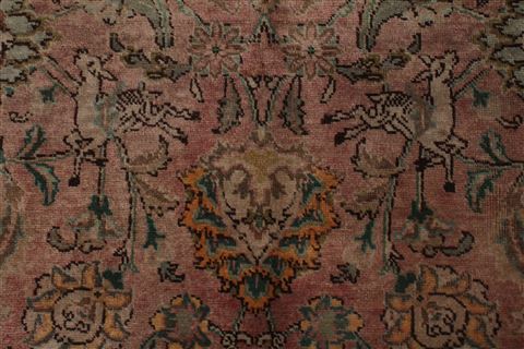 Tabriz Purple Hand Knotted 96 X 131 Area Rug 400-17243 Image 18