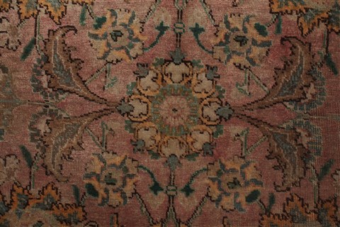 Tabriz Purple Hand Knotted 96 X 131 Area Rug 400-17243 Image 25