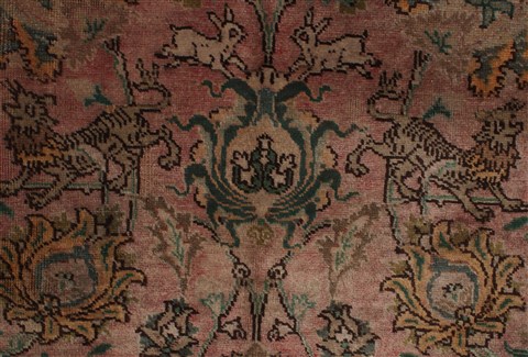 Tabriz Purple Hand Knotted 96 X 131 Area Rug 400-17243 Image 26