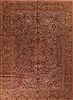 Tabriz Purple Hand Knotted 96 X 131 Area Rug 400-17243 Thumb 0