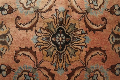 Tabriz Purple Square Hand Knotted 109 X 126 Area Rug 400-17245 Image 12
