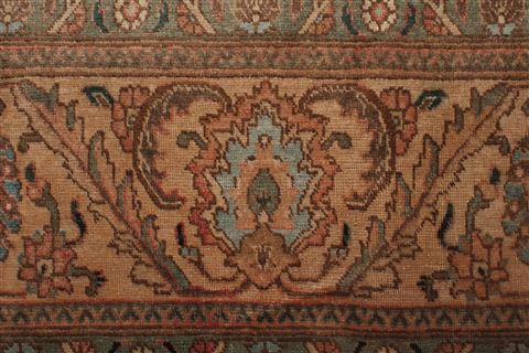 Tabriz Purple Square Hand Knotted 109 X 126 Area Rug 400-17245 Image 17