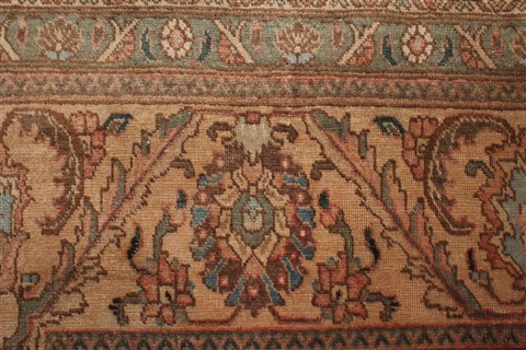 Tabriz Purple Square Hand Knotted 109 X 126 Area Rug 400-17245 Image 18