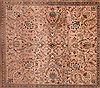 Tabriz Purple Square Hand Knotted 109 X 126  Area Rug 400-17245 Thumb 3
