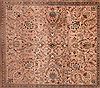 Tabriz Purple Square Hand Knotted 109 X 126 Area Rug 400-17245 Thumb 3