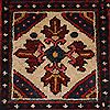 Bakhtiar Red Hand Knotted 104 X 132  Area Rug 400-17246 Thumb 15