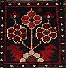 Bakhtiar Red Hand Knotted 104 X 132  Area Rug 400-17246 Thumb 16