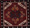 Bakhtiar Red Hand Knotted 104 X 132  Area Rug 400-17246 Thumb 25